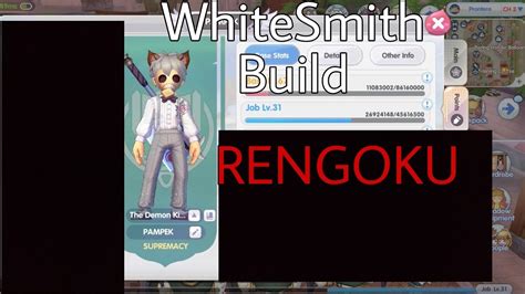 Whitesmith F P Build Rengoku Dps K Ragnarok X Youtube