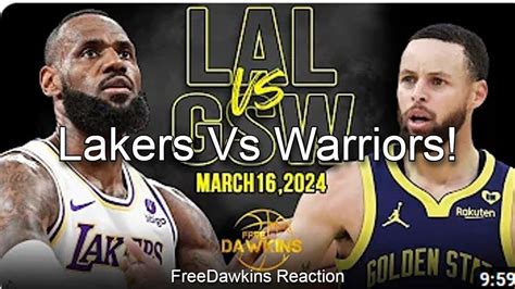 Jks Reacts To Los Angeles Lakers Vs Golden State Warriors Full Game