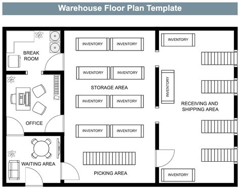 Free Warehouse Floor Plan Template To Edit Online