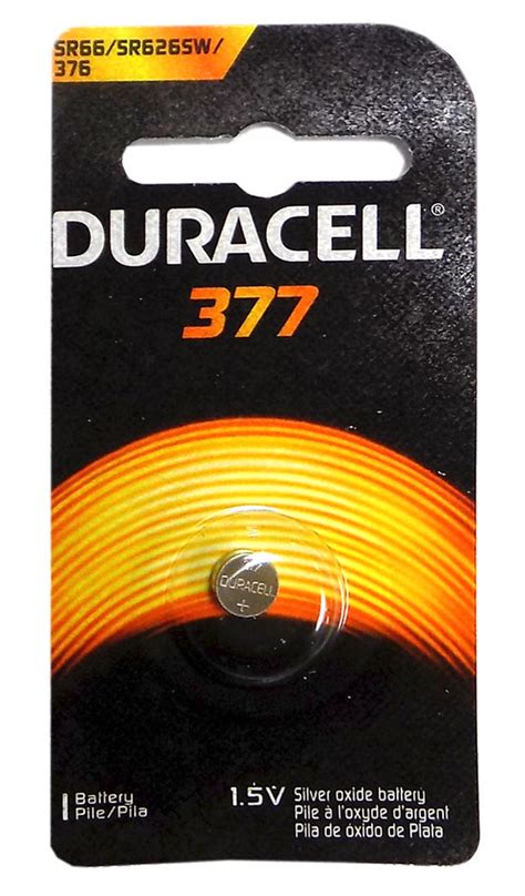 Duracell D377b Watch Battery 15v