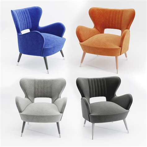 3D Babe Armchair Munna TurboSquid 1307449