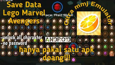 Save Data Lego Marvel Avengers Unlock All Charakter Asli Keren Banget