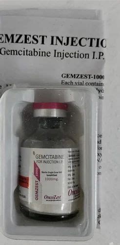 Gemzest Injection Ip Oncozest Mg At Rs Vial Gemcitabine