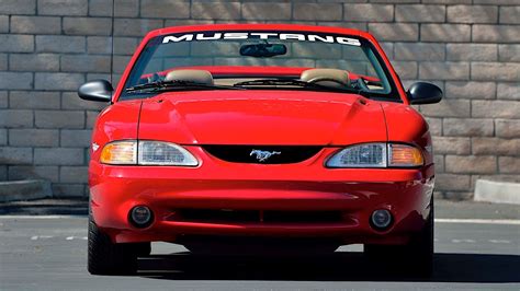 This Ford Mustang Svt Cobra Was Driven By Parnelli Jones At Indy