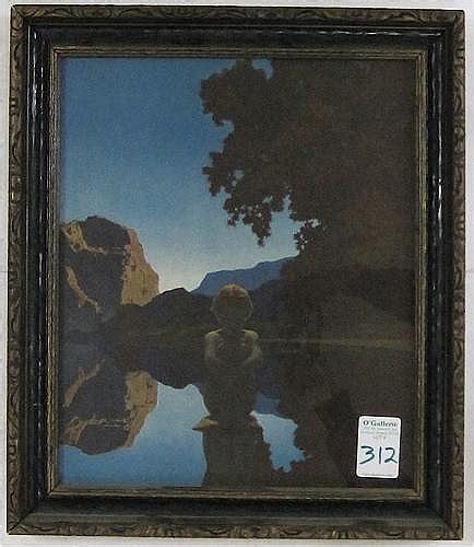 Lot Maxfield Parrish Color Print American 1870 1966