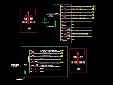 Tableros Electricos Y Esquemas Tge En Dwg Kb Librer A Cad