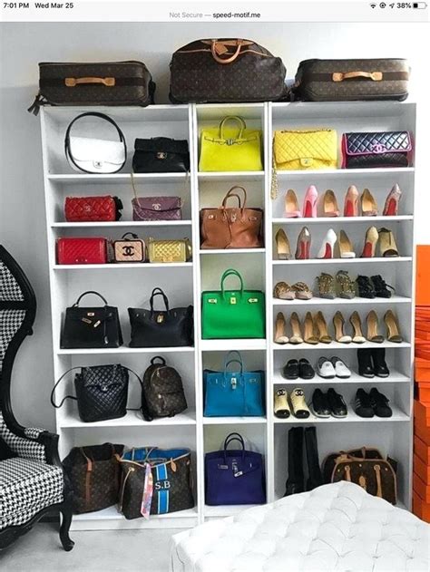 Bag Storage In 2023 Closet Shoe Storage Closet Decor Bag Closet