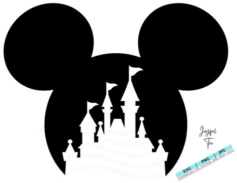 Castle Mickey Svg Castle In Mickey Castle Mickey Mouse Etsy