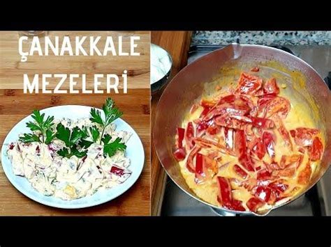 Çanakkale Geçilmez Turşulu Al Biber Yoğurtlaması YÖRESEL MEZE TARİFLERİ