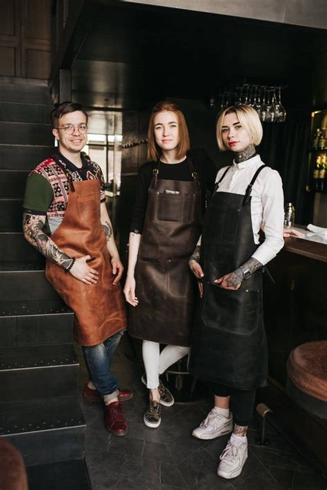 Leather Work Apron for Woman Woodwork Apron Bartender Apron - Etsy ...