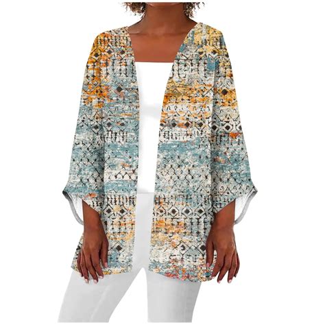 Paaisye Plus Size Cardigans For Women Long Sleeve Beach Wear Boho