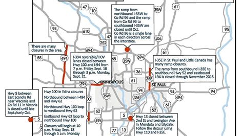 Highway 100 Closings Top Twin Cities Weekend Road Woes Mpr News