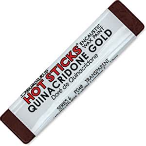 Amazon Hot Sticks Encaustic Wax Paints Quinacridone Gold