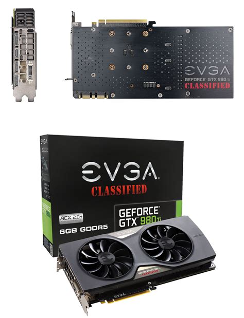 Buy Evga Geforce Gtx 980 Ti Classified Acx 2 0 6gb [06g P4 4998 Kr] Pc Case Gear Australia