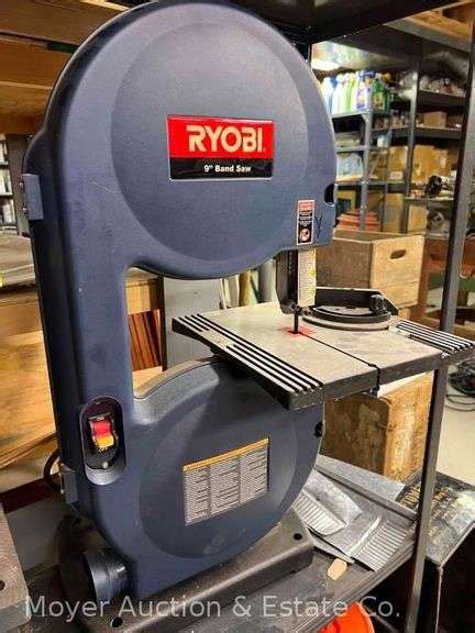 Ryobi 9” Bench Top Band Saw Model Bs901 Moyer Auction And Estate Co Inc