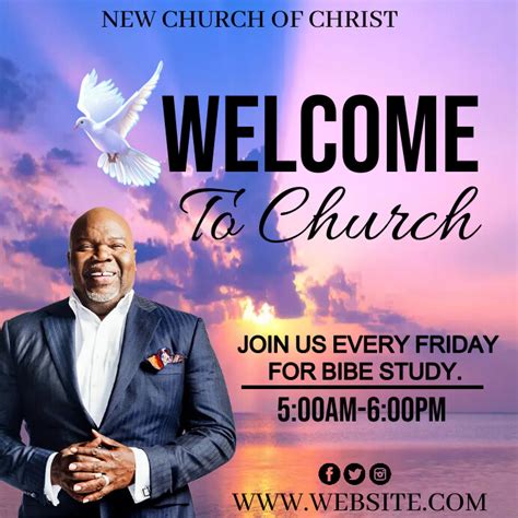 Welcome to church template design flyer | PosterMyWall