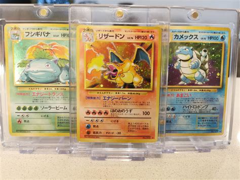 Mega Blastoise Charizard Venusaur Cards