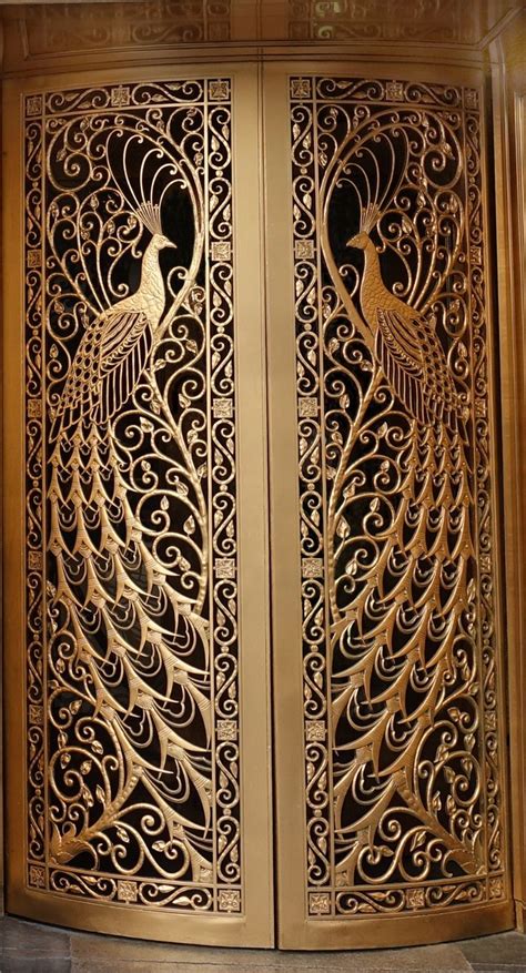 peacock door  palmer house hotel chicago illinois indian