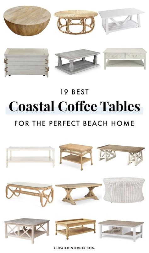 19 Coastal Coffee Tables For Your Beach Home