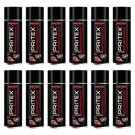 Motorstarter Spray 12 X 400 Ml Starthilfe Für Alle Motoren Pritex De