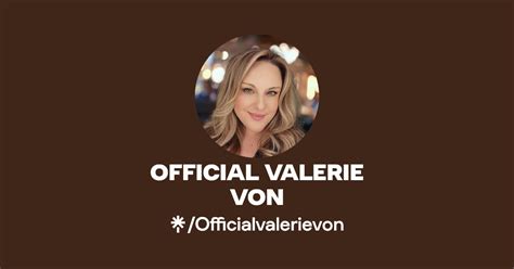 Official Valerie Von Instagram Tiktok Linktree