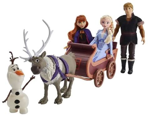 Disney Frozen 2 Sledding Adventures Doll Pack 11 Fashion Doll 5 Pack