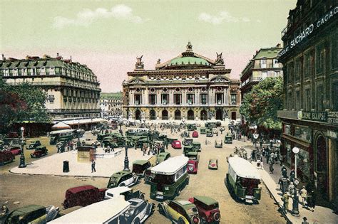 Place De L Opera The Hub Of Paris Photograph By Mary Evans Picture