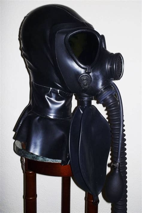 Fetish Heavy Rubber LATEX Gas Mask HOOD W Dark Tinted Lens - Etsy Canada