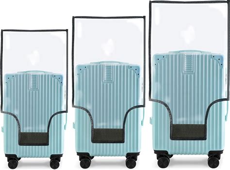 3pcs Luggage Covers For Suitcaseclear Pvc Luggage Protectorssuitcase