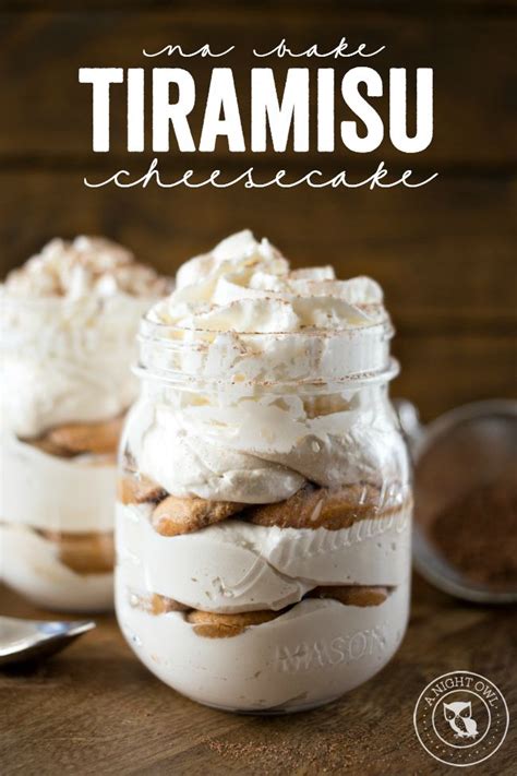 No Bake Tiramisu Cheesecake - A Night Owl Blog