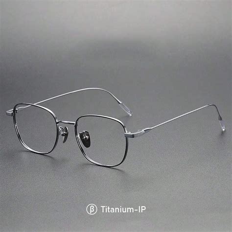 Ultra Light Pure Titanium Square Frame 7g Minimalist Super Thin Pure