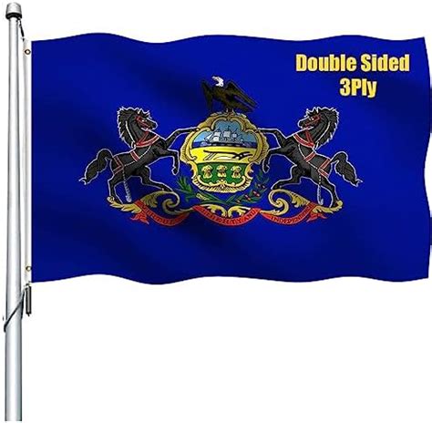 Amazon Reidferr Pennsylvania Flag X Outdoor Double Sided