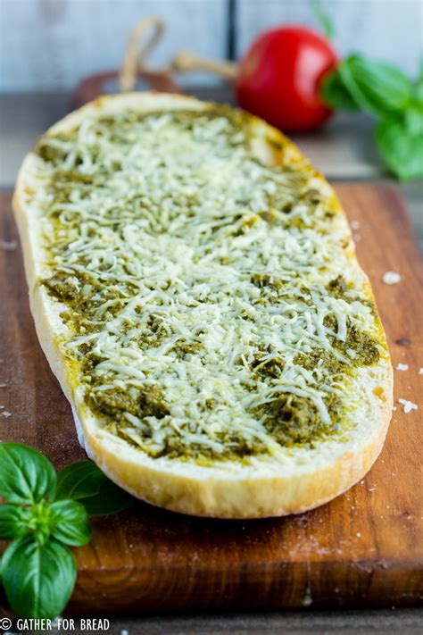 Cheesy Pesto Bread Gather For Bread