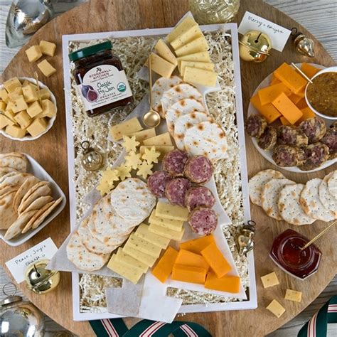 Beef Cheese Sausage Crackers Platters