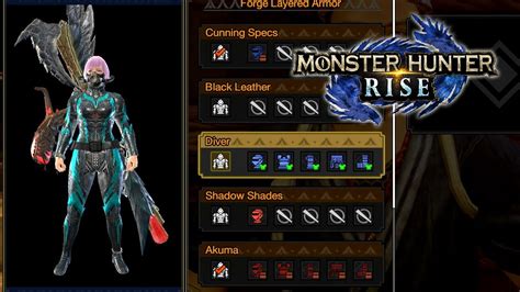 Monster Hunter Rise Diver Layered Armor Event Quest Trouble Waters