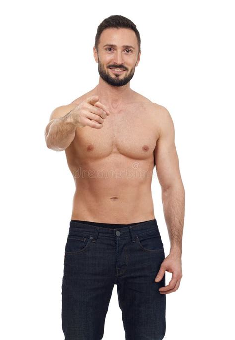 Front View Naked Man Looking Camera Stock Photos Free Royalty Free Stock Photos From
