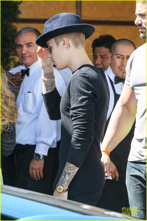 Justin Bieber & Yovanna Ventura Step Out For Beverly Hills Lunch: Photo ...