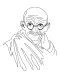 Mahatma Gandhi Coloring Pages