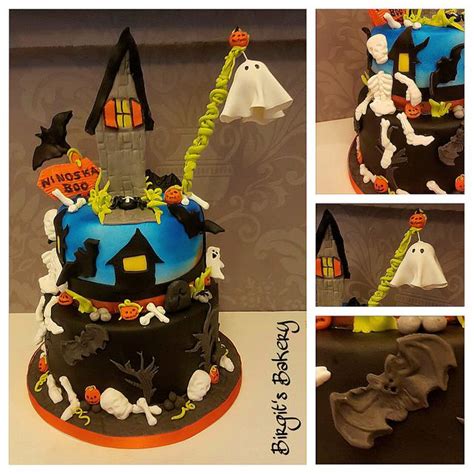 Halloween Cake Decorated Cake By Birgit Cakesdecor