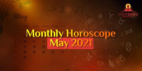 May 2021 Monthly Horoscope