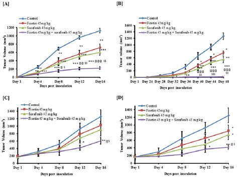 Effects Of Fisetin Sorafenib And Their Combination On Tumor Growth Of