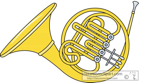 Musical Instruments Clipart- french_horn_brass_instrument_213c ...