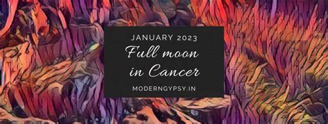 January 2023: Tarot spread for the full moon in Cancer - Modern Gypsy