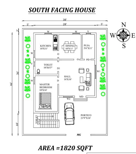 South Facing House Construction Plan Rose Howard