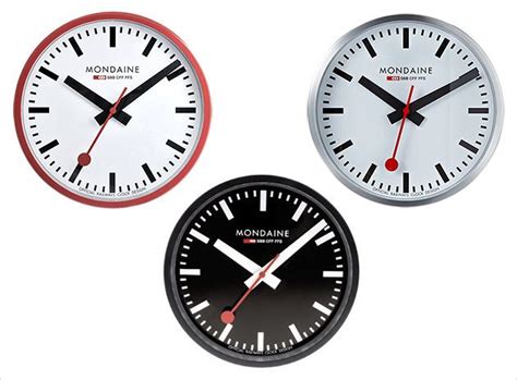 Swiss Railway Wall Clocks By Mondaine Available Now • Selectism