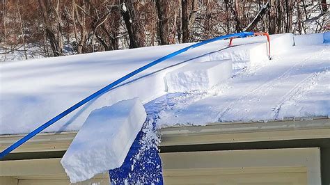 Removing Snow Off Roof YouTube