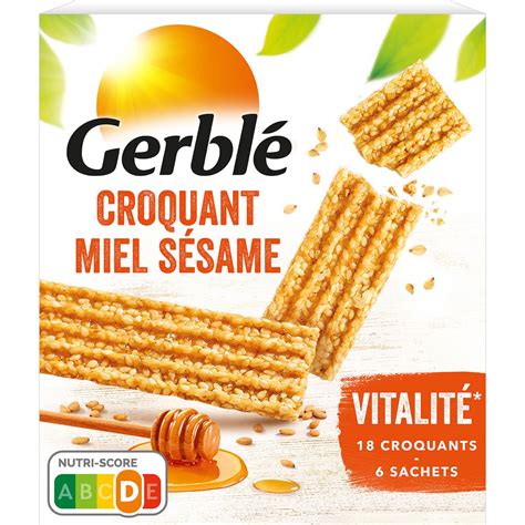 Gerble Biscuits Croquants Miel S Same Sachets Fra Cheur X Biscuits