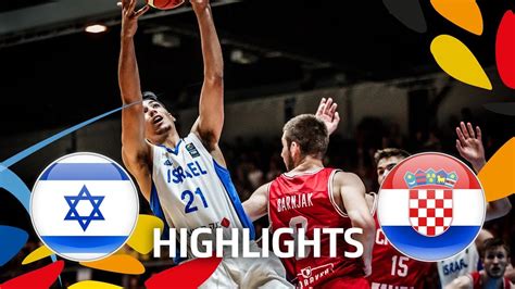 Israel V Croatia Highlights Final Game FIBA U20 European