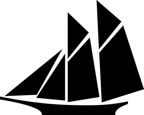 Sailboat Black And White Image Of Sailboat Clipart Silhouette Wikiclipart