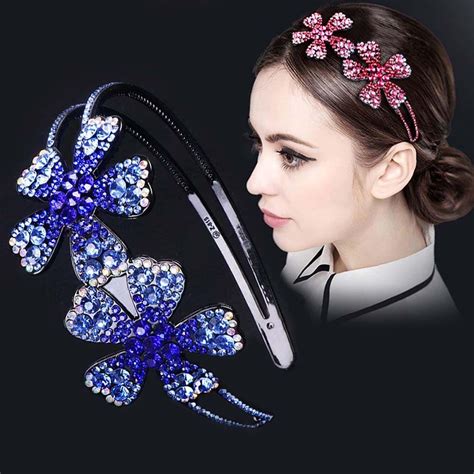 Cheap Domand Hair Hoop Wide Brimmed Korean Hairbands Flower Headband